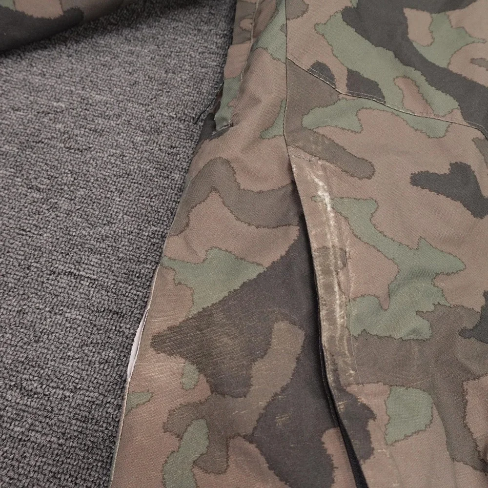 Columbia Jacket Mens Large Green Camo Omni-Tech Interchange 3-in-1 Hooded Ski